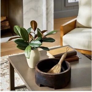 NWT Threshold x Studio McGee Dark Wood Bowl